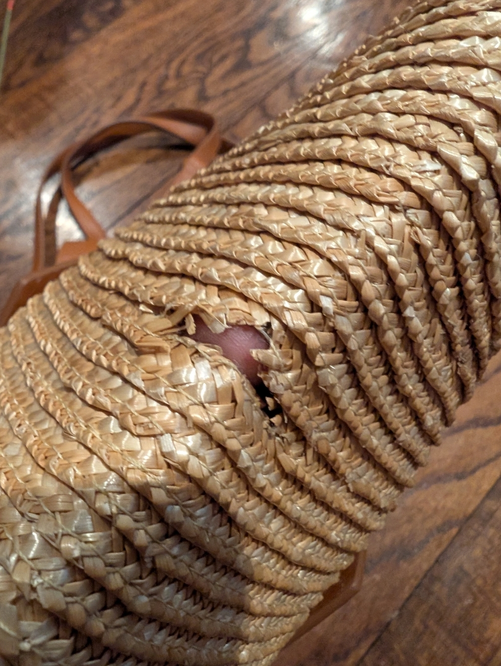 Carolina Santo Domingo Raffia Bucket Bag - Picture 4 of 4